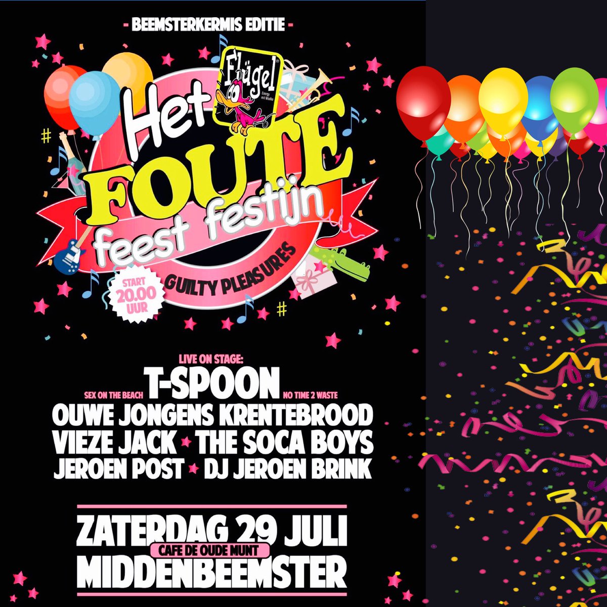 TSPOONOFFICIAL's tweet photo. #kermis #beemster #foutefeestfestijn #tspoon #fairground #party #fissa #zaterdag #weekend #feest #foutefeest https://t.co/NtJ0d7NprJ