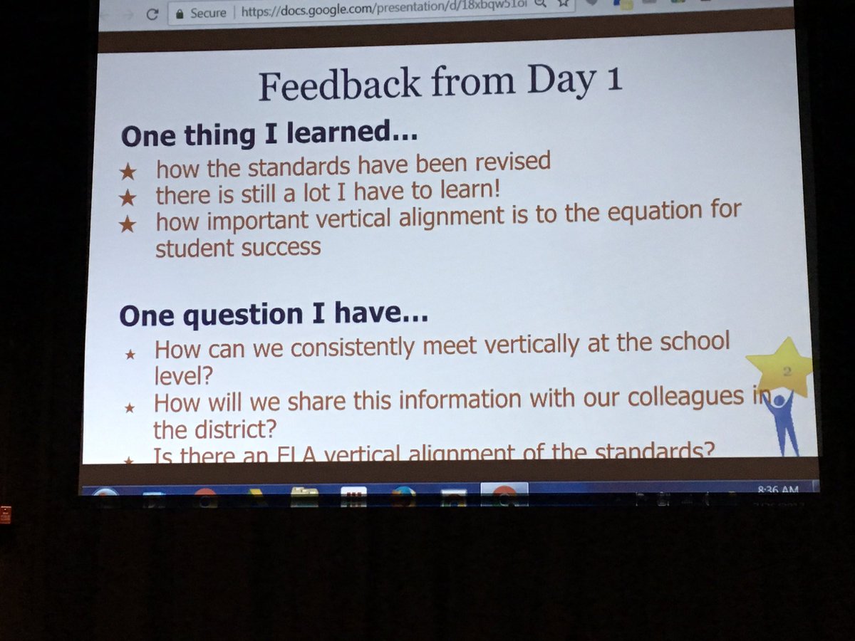 drgracewai's tweet photo. Back for Day 2 of #MAStandards  @framinghamps @8100MA @MASchoolsK12 @mwholloway @framsuper https://t.co/fAAVlzVTiK