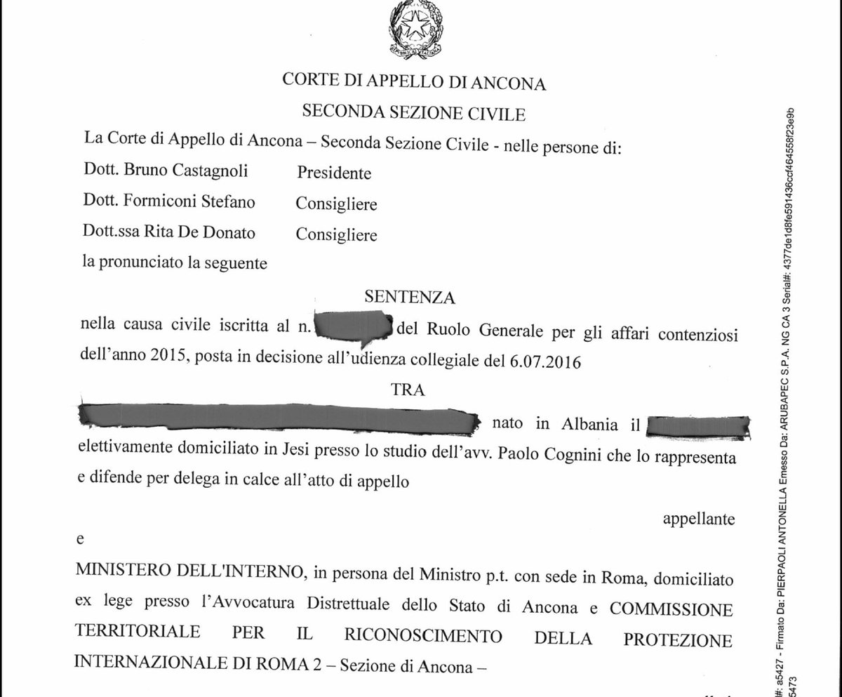 Operazione Colomba Auf Twitter Corte D Appello Accorda La Prot Int A Un Richiedente Albanese In Pericolo A Causa Della Vendettadisangue Albania Https T Co Vj1ybqz0jy Https T Co 9qrnltjtci
