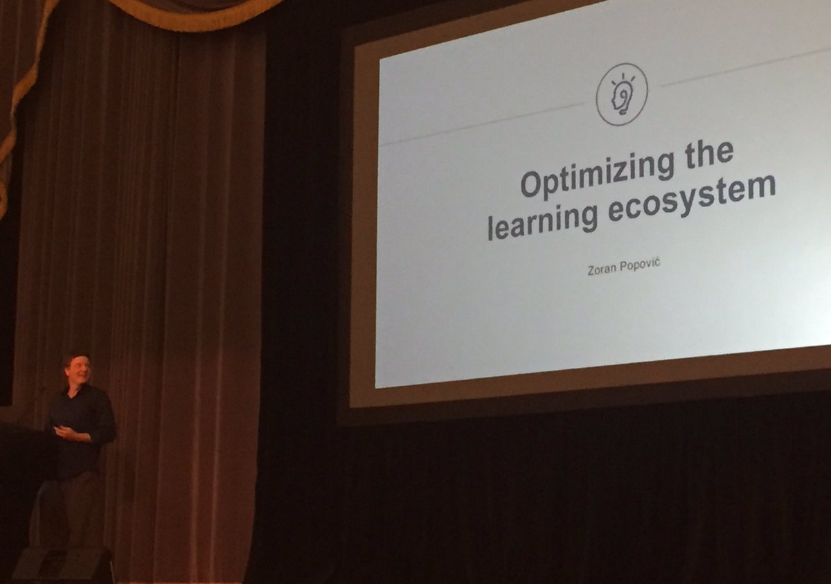 LearnLaunch's tweet photo. At the #opening #keynote from @ZoranPopovic at the #blcconference. https://t.co/nE7KlAa9P9