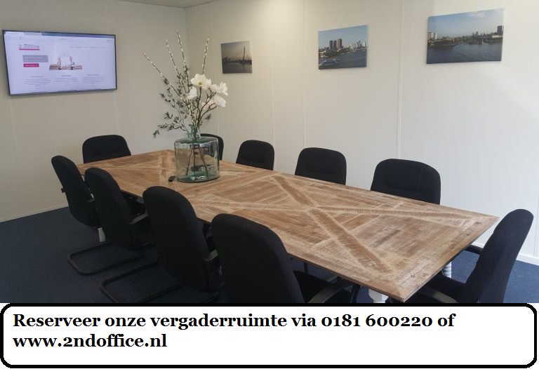 Vergaderen in stijl? Kom dan bij ons langs! Reserveer nu via 0181 600220 of 2ndoffice.nl/vergader-ruimt…