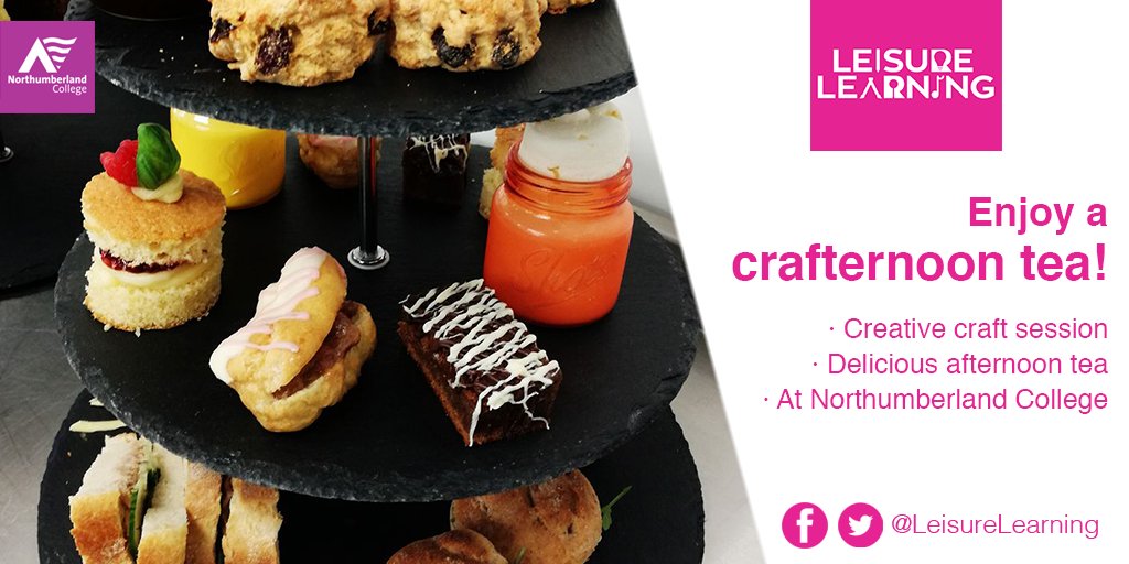 LeisureLearn's tweet photo. 🌸🍰CRAFTERNOON TEA🍰🌸

Enjoy tasty treats and making flowers out of fabric! ☎️01670 841 200 to reserve your place!

#Northumberland #Event https://t.co/OVYr0rvG9p