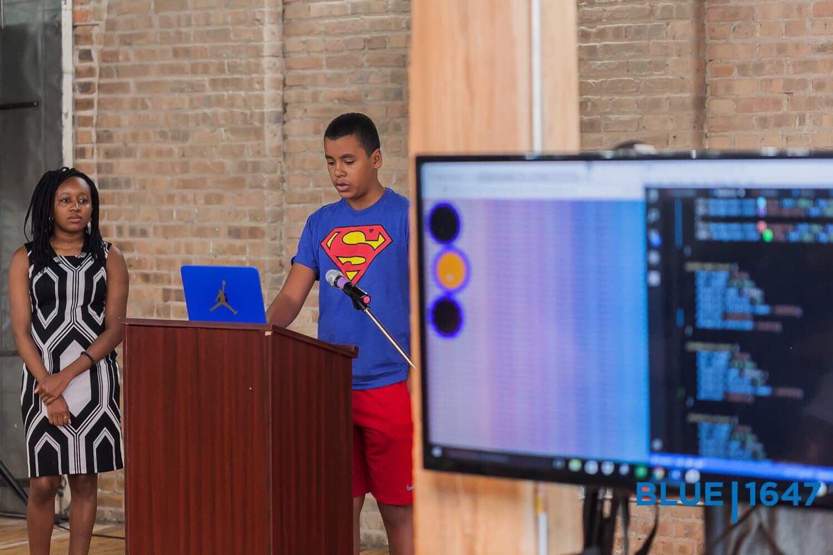 BlueStudios_io's tweet photo. Parents build their businesses @thebluelacuna while their children build &amp; present their tech skills in a diverse &amp; inclusive space. https://t.co/V2mmhornxk