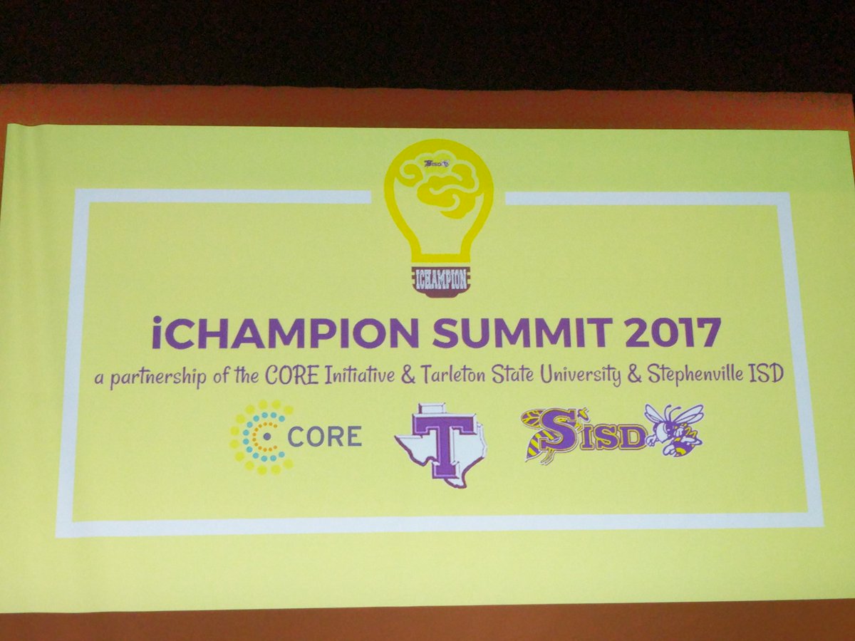 RhiannonMont's tweet photo. #iCHAMPIONsummit17 https://t.co/0m13pX6vLW