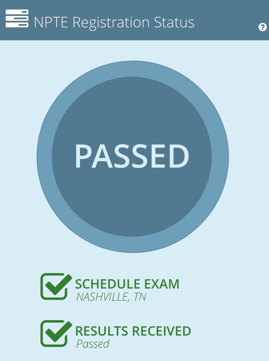 bwitten42's tweet photo. I passed my PT boards! #officallyaPT #doctorstatus https://t.co/M587Uuwx5v
