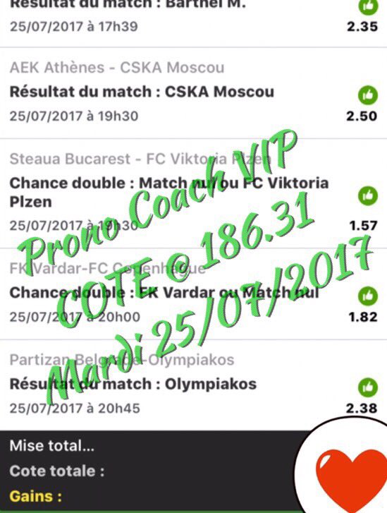 Pronocoach1's tweet image. PRONO COACH VIP

MULTISPORTS @ 186.31✅

Tous nos MISSILES sont disponibles uniquement sur notre VIP

#ParionsSport #TeamParieur #MortalCombo