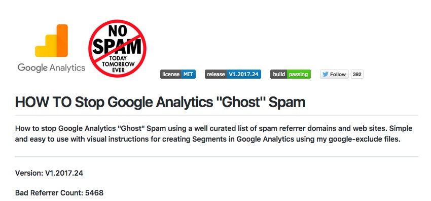 ubuntu101za's tweet photo. STOP Google Analytics "Ghost" Spam for GOOD, Find out how here - https://t.co/g4leM5NbzK #google #Analytics #ghostspam #spam #cybersecurity https://t.co/psYajkh8F8