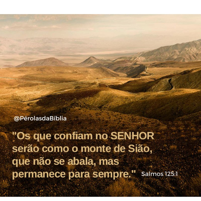A palavra é confiança!
#PérolasdaBíblia