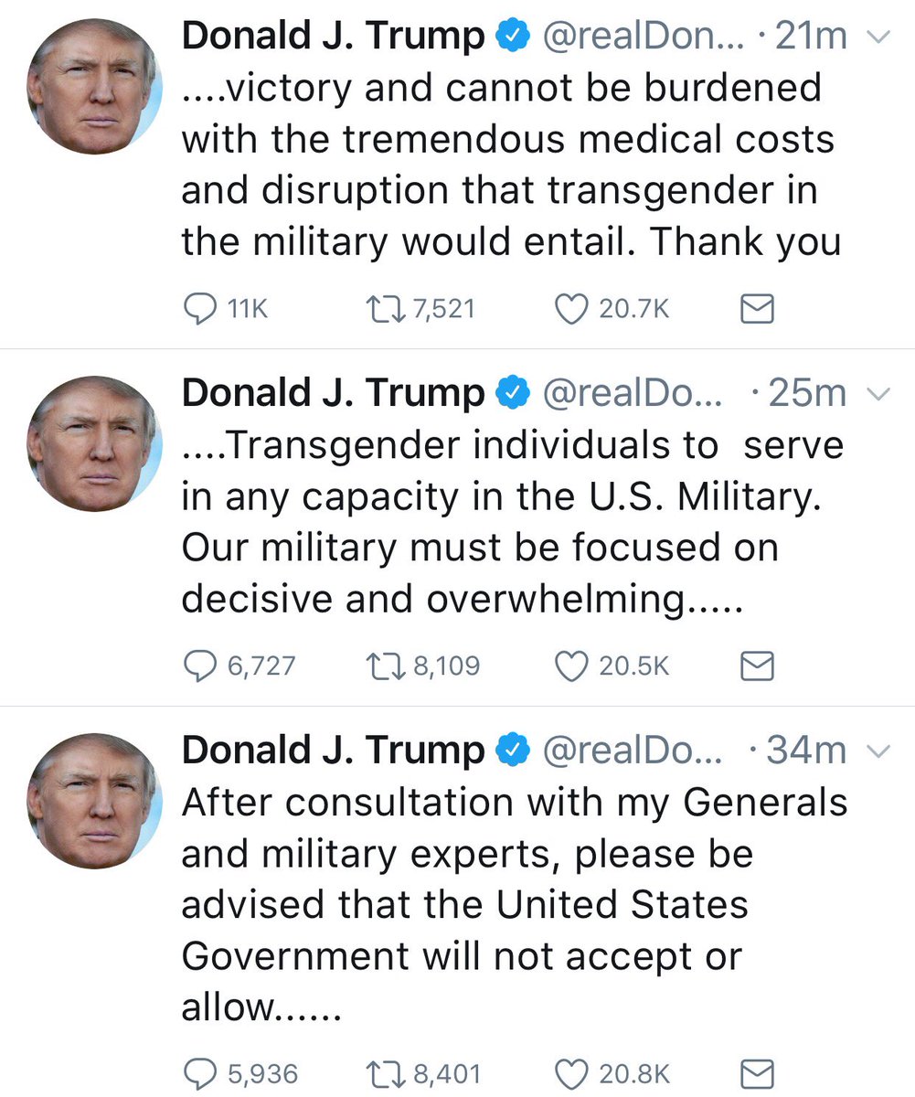 History shall record that you are not only the stupidest, most incompetent president ever, but also the cruelest and pettiest. #Shame