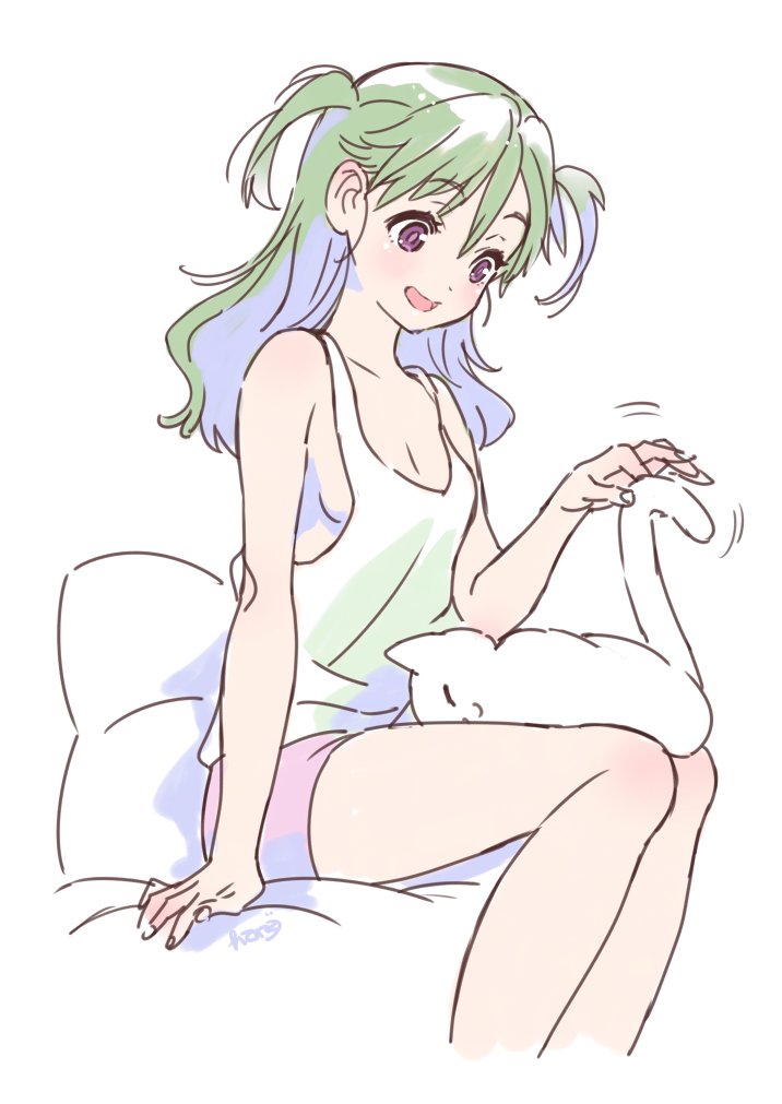 過去ラクガキ(描:2014年7月29日)にゃんにゃん🐱🐱
ちょうどフラテルニテ発売の頃ですね🐱 