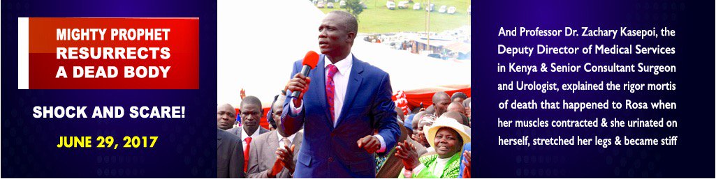 IreneAnyiOloo's tweet photo. Deputy Director Medical Services in Kenya is now writing a journal on the daily progress.
#MightiestProphetResurrectsCorpse #ProphetDrOwuor https://t.co/64WRUGL2a6