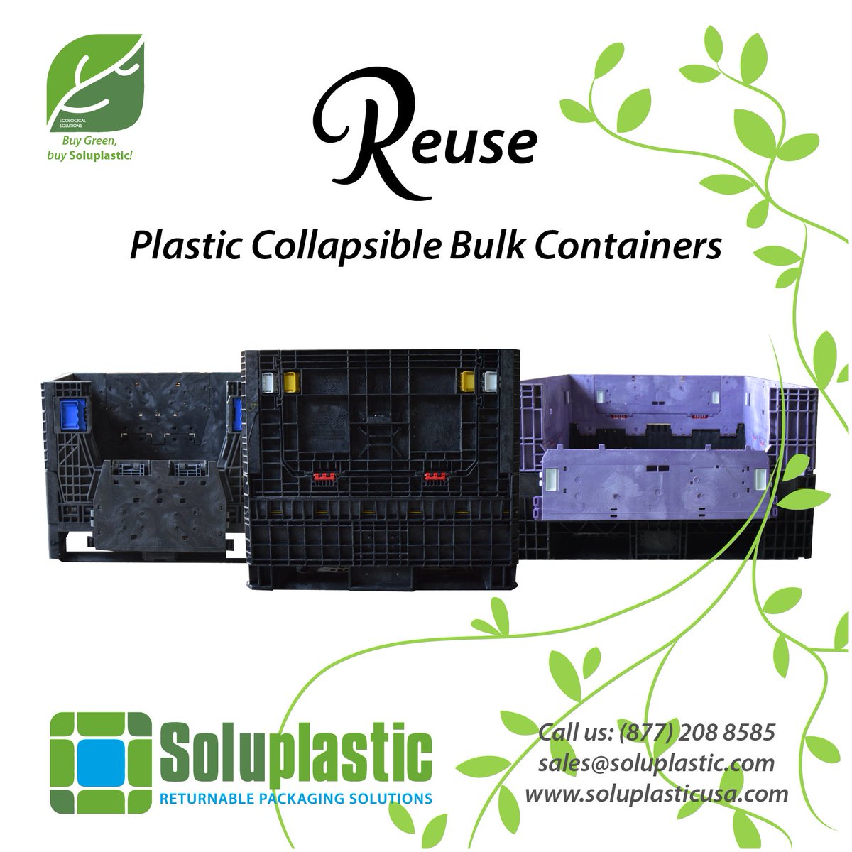 SoluplasticUsa's tweet image. #CollapsibleContainers are #ReturnablePackaging! #EcologicalSolution 
Phone: (877) 208 8585
sales@soluplastic.com
soluplasticusa.com