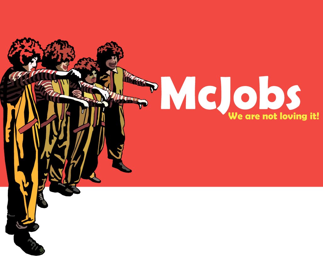 IUF_McJobs's tweet photo. #Fastfood workers are now also on Twitter! #fastfoodglobal #FightFor15 #WeAreIUF https://t.co/f6Ks2yJwsw