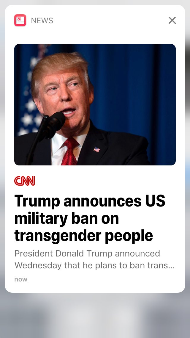 Bainesy09's tweet photo. I'm sorry but is he for real. How long has the LGBT Community been fighting for fight in the armed forces!? https://t.co/WU9RhGSfG4