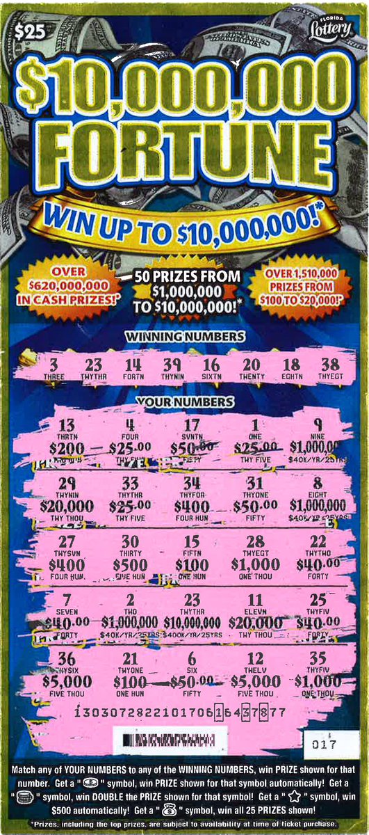 floridalottery's tweet photo. Annefrances Holahan from Fort Myers is Florida’s newest multi-millionaire after claiming a top prize from the $10M FORTUNE Scratch-Off game! https://t.co/IaM8PV9MKT