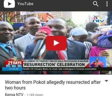 _Mbuche_'s tweet photo. #ProphetDrOwuor The dead are now walking #MightiestProphetResurrectsCorpse https://t.co/15n823i8rF