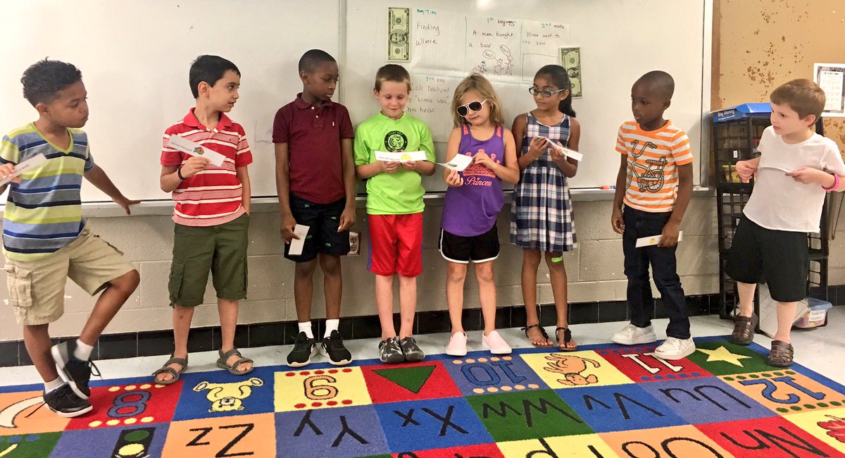 CCPSTeacher's tweet photo. Story time Learning "sequence of events" π #ycsdsummeracademy #ycsd17 https://t.co/Wq2Eo20IjD