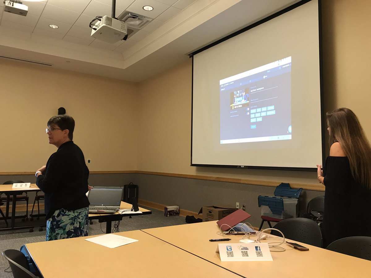 megan452's tweet photo. @Jessy_Larwa and Mary talking about tools to use videos in the classroom! @InfusingTechWV @wvcpdwvcpd #Itechwv https://t.co/Upfbj735O4