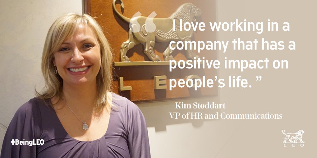 LEOPharmaCA's tweet photo. Kim finds it all that more rewarding to work in HR in the healthcare industry.
 #BeingLEO #HR https://t.co/TyYLTYeaPu