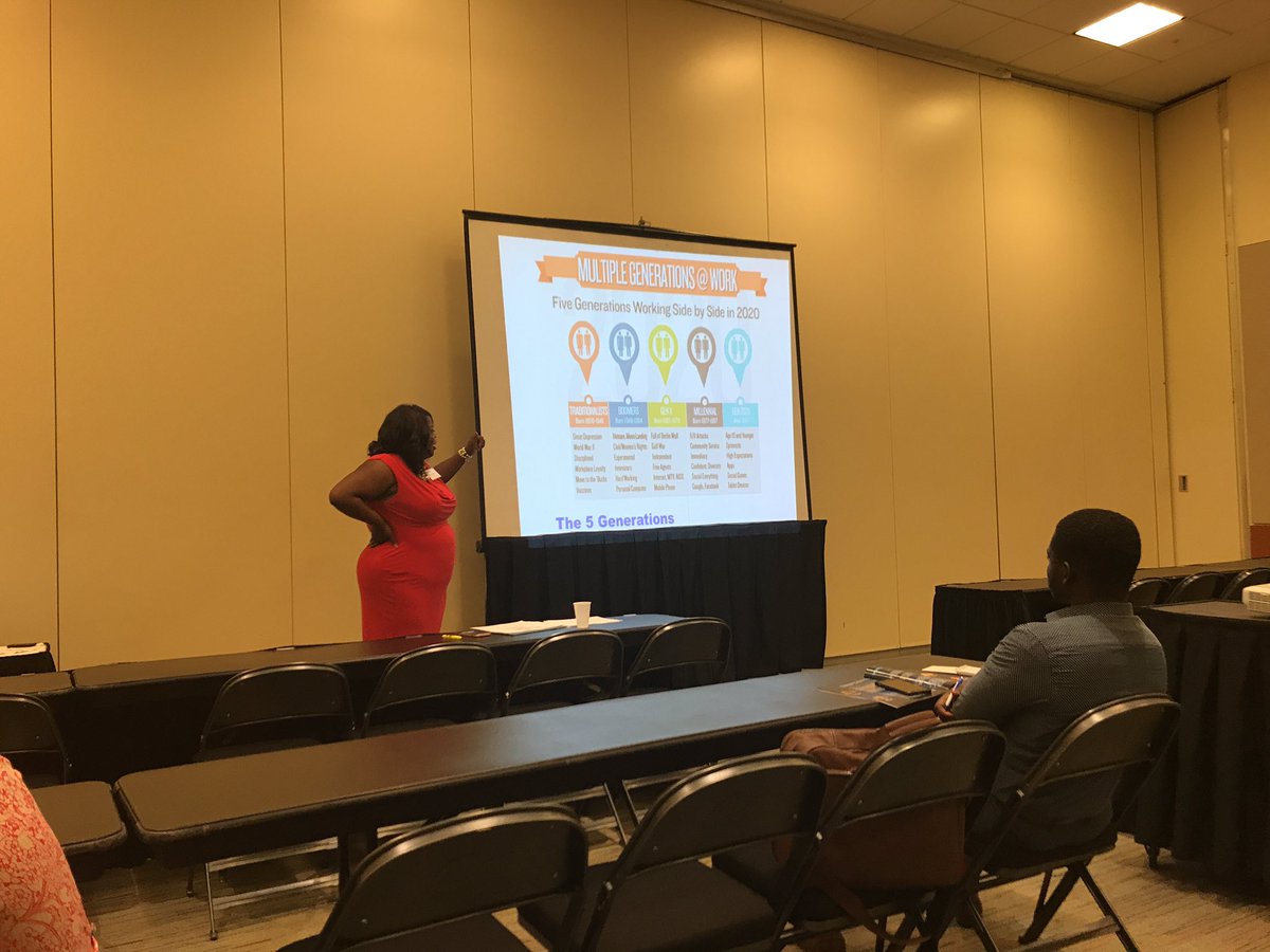 Enjoying presentation on managing 5 generations in the work place. #BDPAdisrupt17 <a href="/BDPA/">BDPA</a>