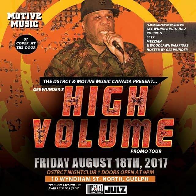 GeeWunder's tweet photo. August 18, 2017
Gee Wunder
#HighVolumeLP Promo-Tour
CONTINUES... https://t.co/vRBmUy803G @MotiveCanada @set2 @Mezziah @deejayjulz