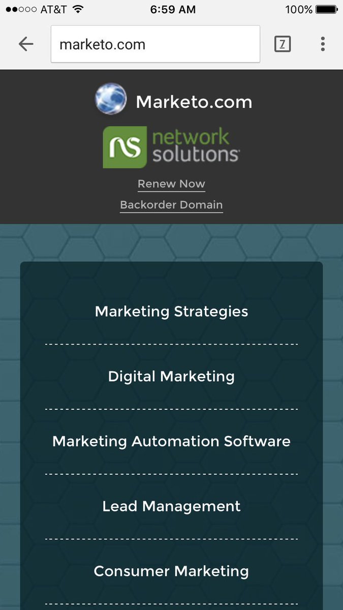 rileyjpetersen's tweet photo. Whoops...@marketo https://t.co/4XKqnNMVNe