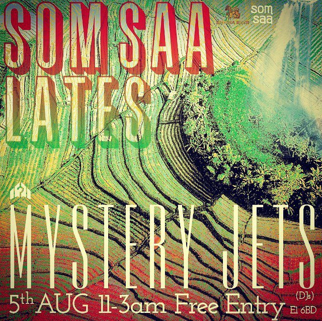 Yes yes...we're excited to announce 👉🏻Saturday 5th August 👉🏻 som saa late night #9 👉🏻 special DJ set from <a href="/mystery/">m</a>… ift.tt/2tYIYFm