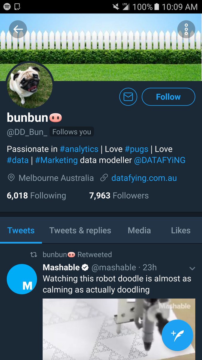 "Well, I have been described before as 'puppylike'..."