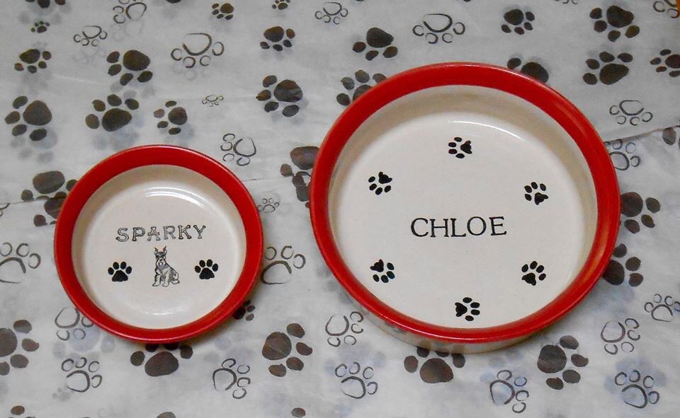 4pawspottery's tweet photo. More #pets now have #FancyPaws #dishes to #DineInStyle! #dogs #cats #pets #schnauzer #CockerSpaniel #DryEars #SlowFeeders https://t.co/Y9pAXwWfbQ