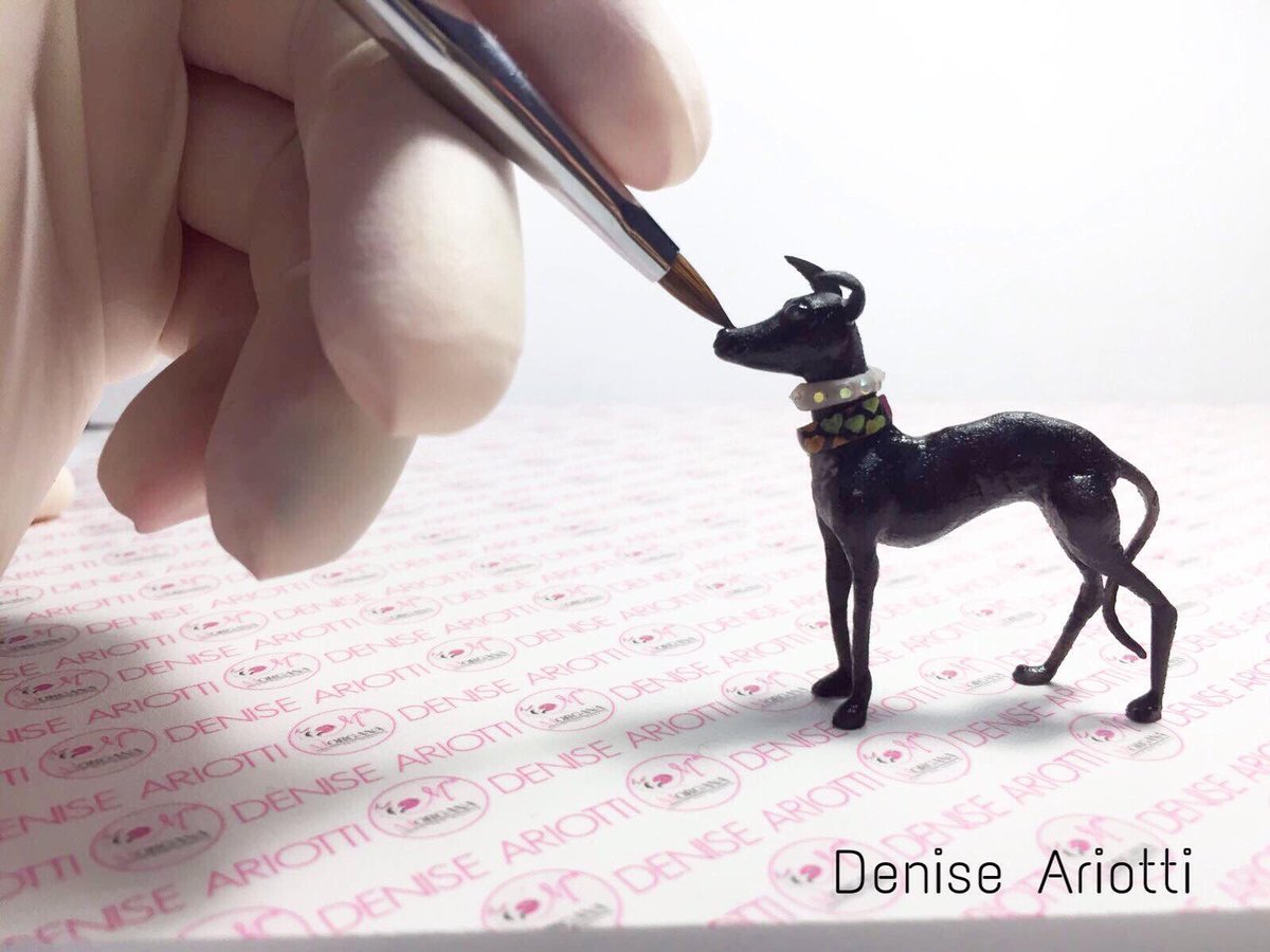 DeniseAriotti's tweet photo. #3Dsculpture #deniseariotti #dogsculpture #dog #microdog #morgananails #acrylpowder https://t.co/gbesS4wBz3