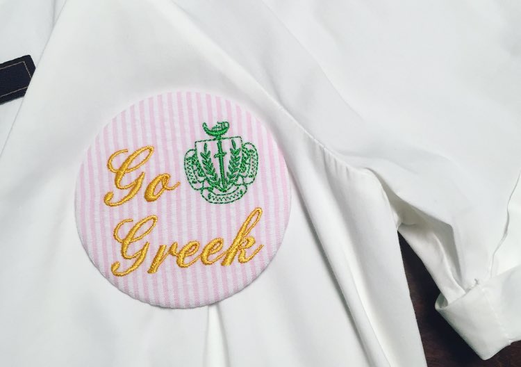 TGcreations's tweet photo. Geared up for recruitment season 💕 #tailgatecreations #recruitmentready #gogreek #sororityrecruitment #panhelleniclove #rushweek https://t.co/bdOwi4lXqX
