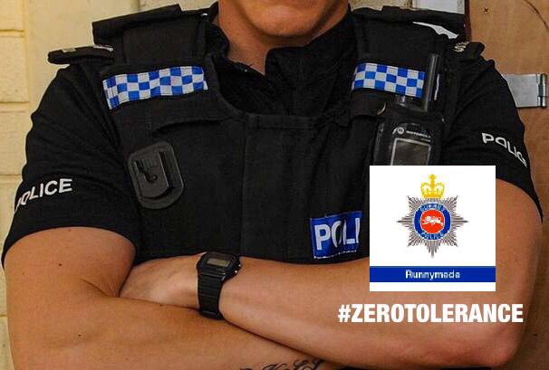 RunnymedeBeat's tweet photo. ⚠️If you hurt the ones you love we will find you and we will nick you.  #DomesticAbuse #ViolentBehaviour #CoerciveControl #STOP https://t.co/74wKW7MFmC