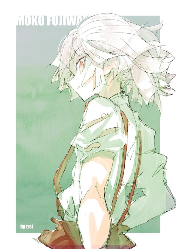 藤原妹紅 「shorty. #深夜の真剣お絵描き60分一本勝負 」|tzslのイラスト