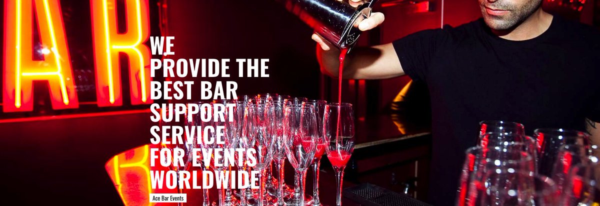 AceBarEvents's tweet photo. For the best #bar support service for #events, worldwide, look no further: #barsupport #event #eventprofs #eventhire https://t.co/5sPeAz37fv