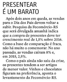 fattocom's tweet image. Somos notícia na coluna Mais Economia da @zerohora com a @fecomercio_rs