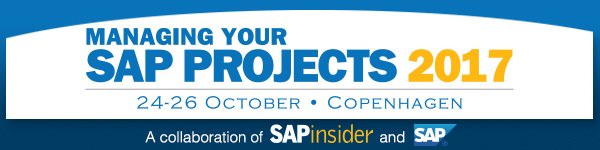 InsiderProjects's tweet image. Join us at #SAPProjects2017 in Copenhagen where @implcg will present a session on Project Management 101: bit.ly/2uWNeJW