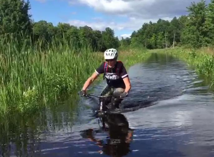 Cycle or SWIM the Cataraqui Trail!? The Trail is still recovering from the heavy rains Monday. #YGK #ONStorm <a href="/weathernetwork/">The Weather Network</a>