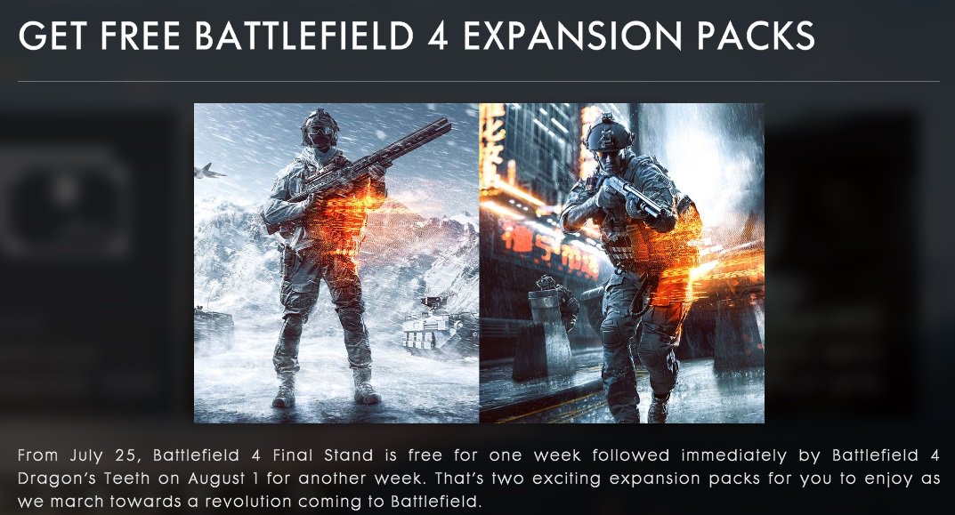 Battlefield 4 Final Stand DLC free for a week