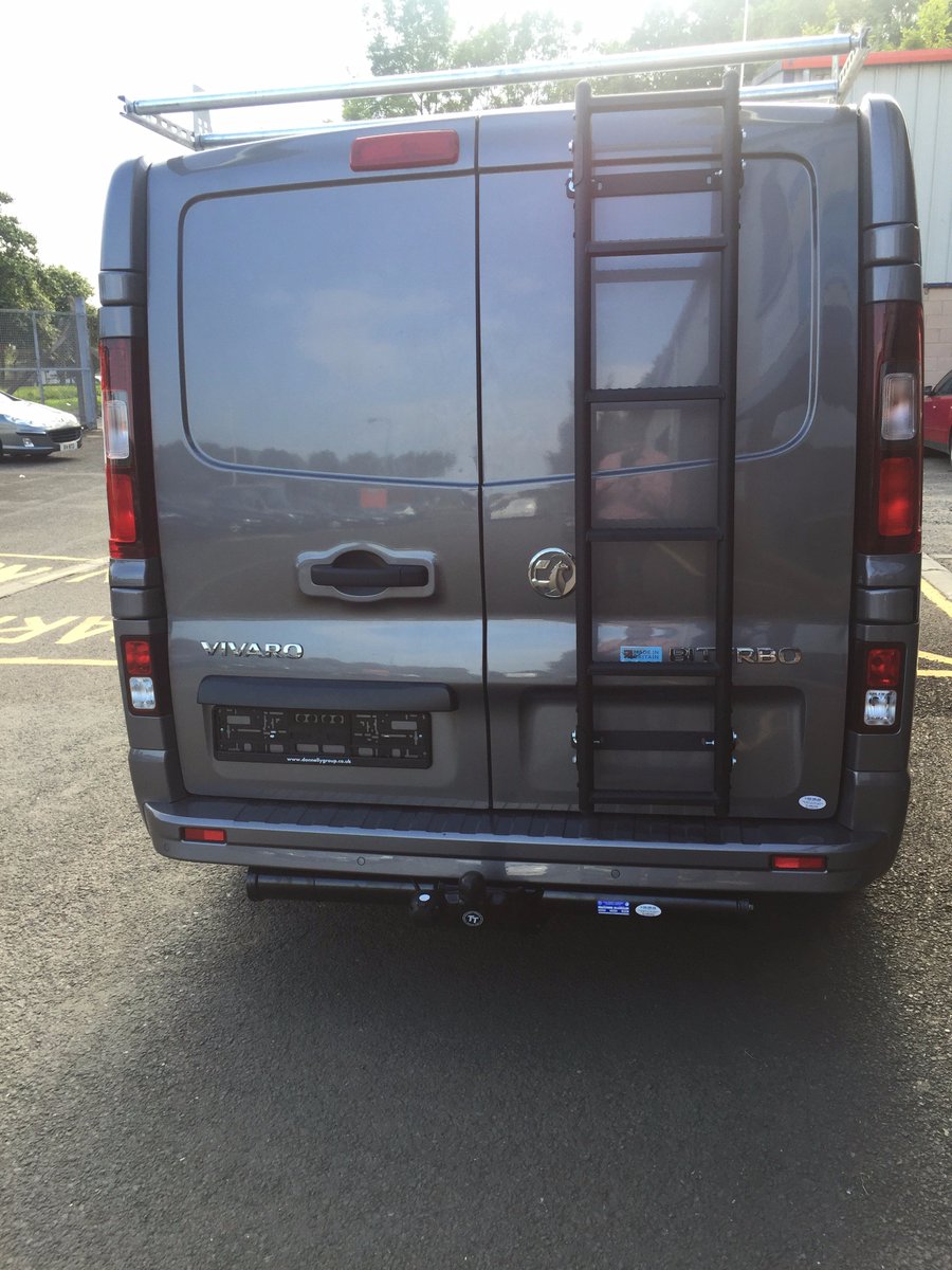 cuveso's tweet photo. Vaxhall Vivro In For Some Ply Lining, Tow-Bar, Roof Rack And Rear Door Ladder Treatment..
#WhySettleForSecondBest https://t.co/FTi8qWuKl5