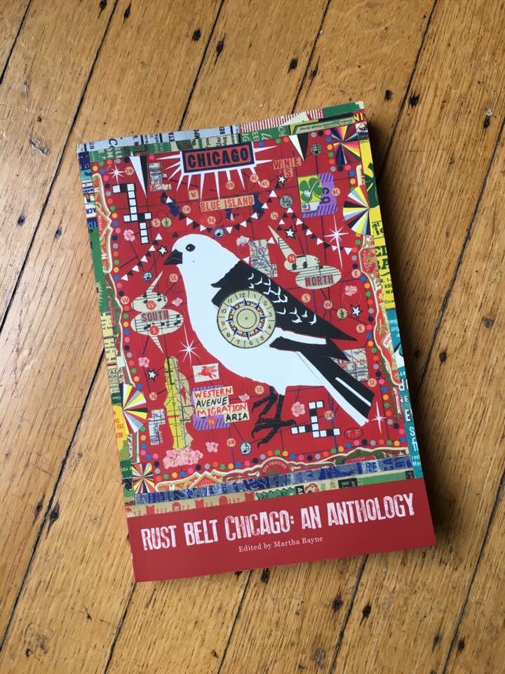 lgmerchant's tweet photo. So nice to have an essay in #RustBeltChicago Beautiful Cover Art. Launch 8/13 The #HideoutInn 6pm @marthabayne @Librotraficante https://t.co/XSLG9rcHKH
