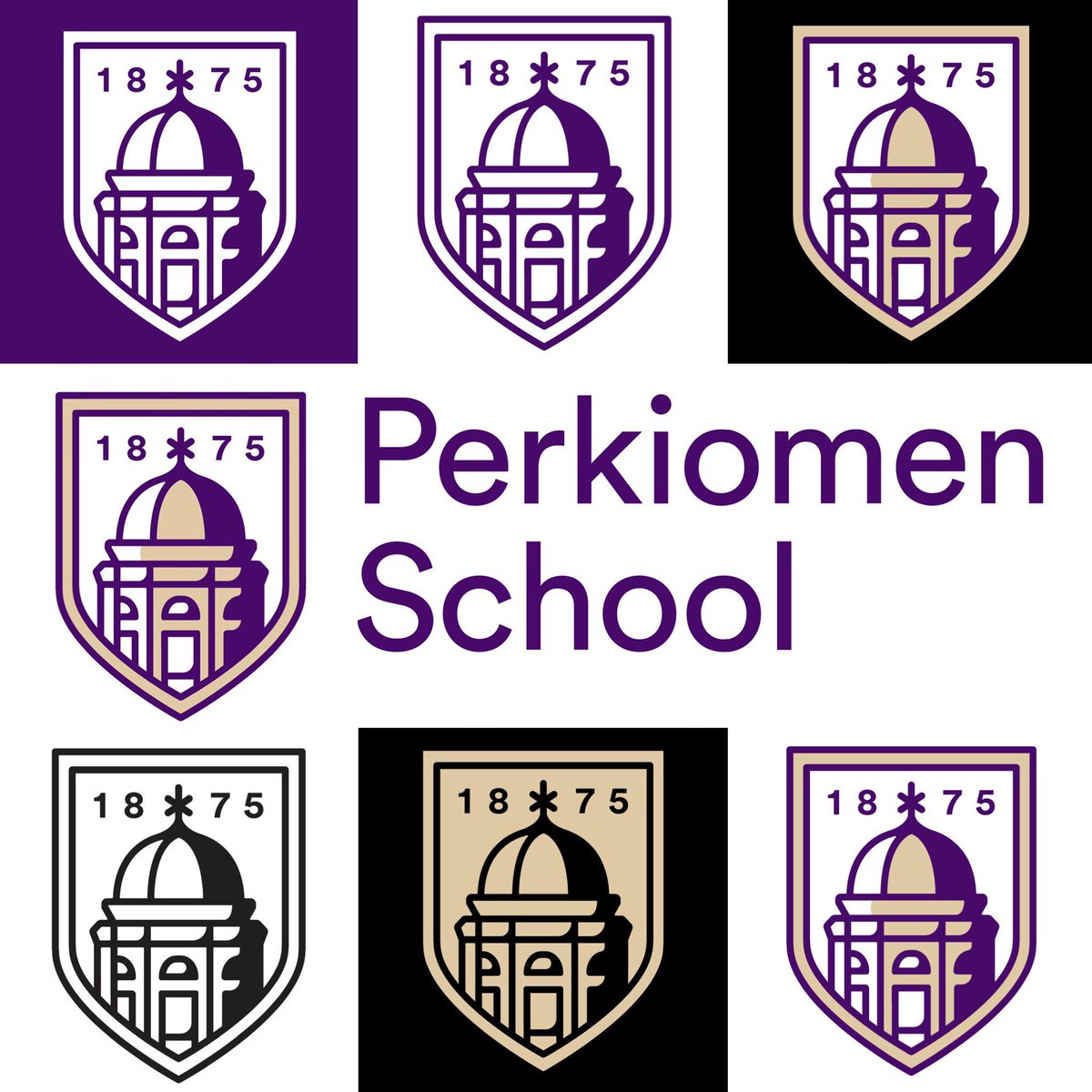 PerkiomenSchool's tweet photo. A fresh look at history. Thank you @J2Made for shining up the cupola. #rebrand #design @NAISnetwork @CASEAdvance @LVStyle @PerkiomenAlumni https://t.co/mCTnbe5Bgl