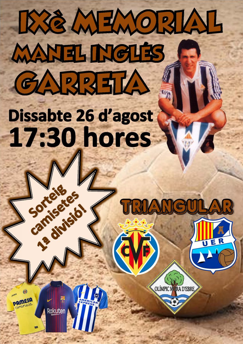 olimpicmde's tweet photo. MEMORIAL MANEL INGLÉS "GARRETA" @uerapitenc @VillarrealCF @chermingles @olimpicmde https://t.co/Sf5YxbZow5
