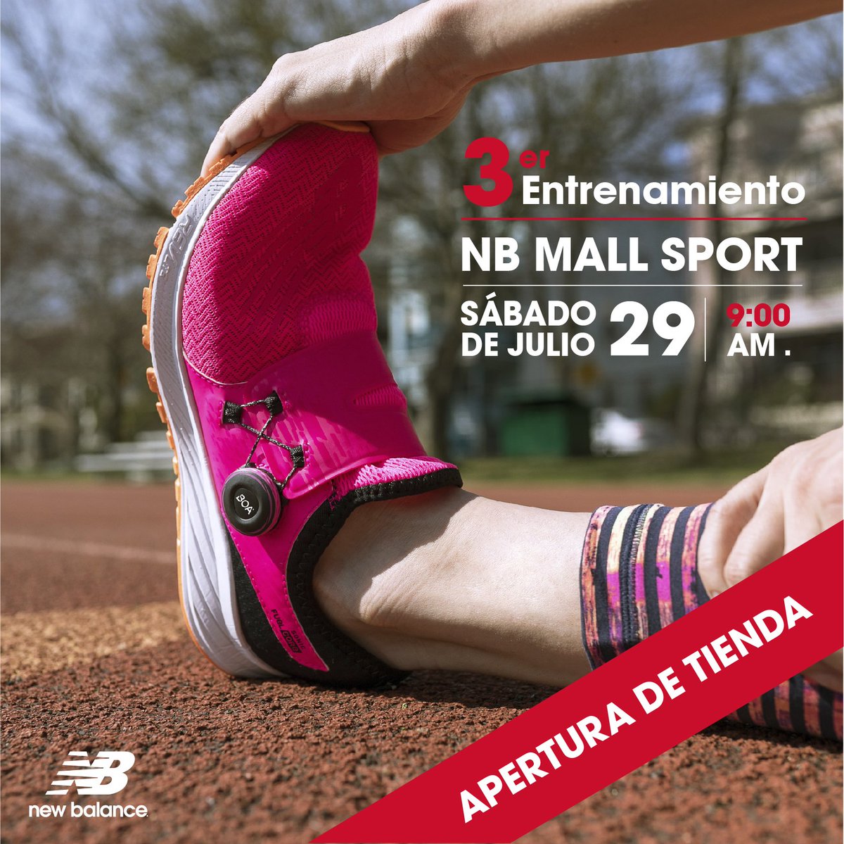 NewBalanceChile's tweet photo. ¿Tod@s list@s para el 3er entrenamiento #NewBalanceCL 2017?
Sábado 29 de julio. Confirma tu asistencia aquí > https://t.co/u9HuAr3ZQi https://t.co/hkhzWaYPLz
