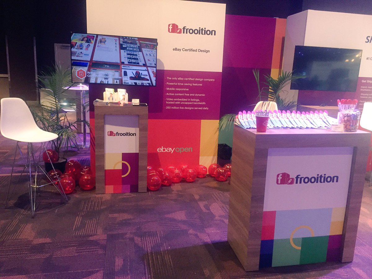 frooition's tweet photo. Day 2 of #EbayOpen2017 and we are ready for a busy day meeting all the amazing sellers, and of course, giving out goodies!! 😀 https://t.co/uEgepY5Y9l