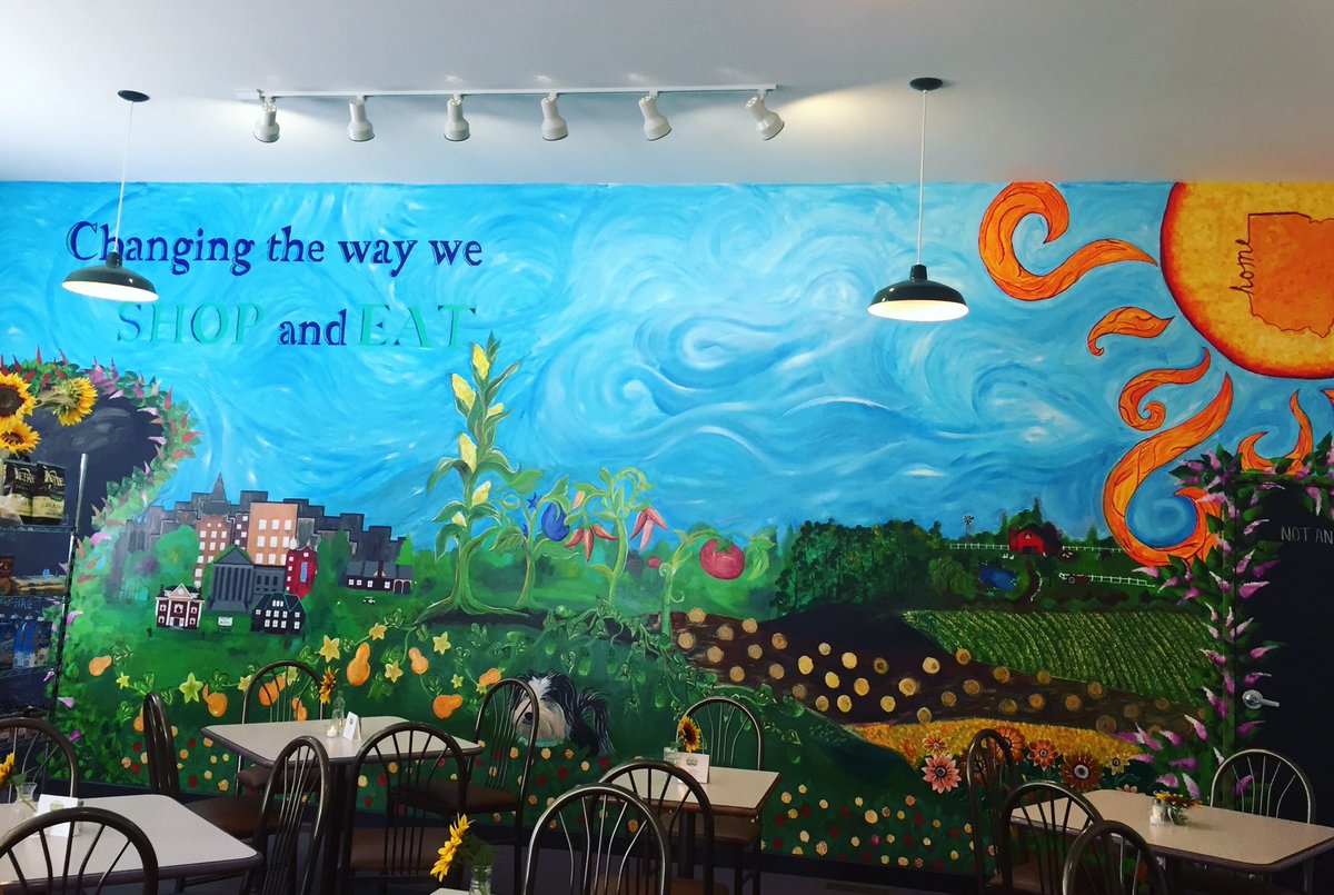 alirwin25's tweet photo. Had lunch at Cultivate Cafe! Great atmosphere, people, mission, and food!🌻 #youngstown #eatlocal #localfoods #ecomonicdevelopment https://t.co/2j1ohzalkG