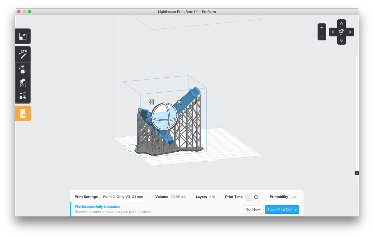 HagedornScott's tweet photo. @t3chl0gic @HeidKristi I have the model cropped and ready to print.  I should have an actual print tomorrow. #3dprinting https://t.co/8Mar8Gy6jQ