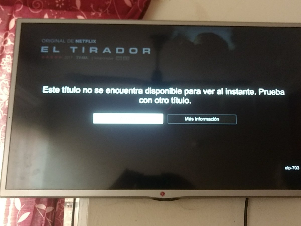 LuisAlonsoRC's tweet photo. #Netflix 😣😣😣 https://t.co/dpMbFhACsp