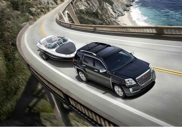 KellyBuickGMC1's tweet photo. Whether towing trailers or boats, with an impressive weight rating of 3,500lbs, the #GMCTerrain has your summer trips covered. https://t.co/Vs4kG8CNrx