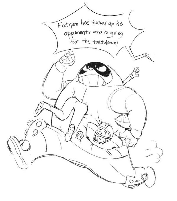 chatted with @typical_ingrid and we both agree that Fatgum would be a phenomenal sportsman 