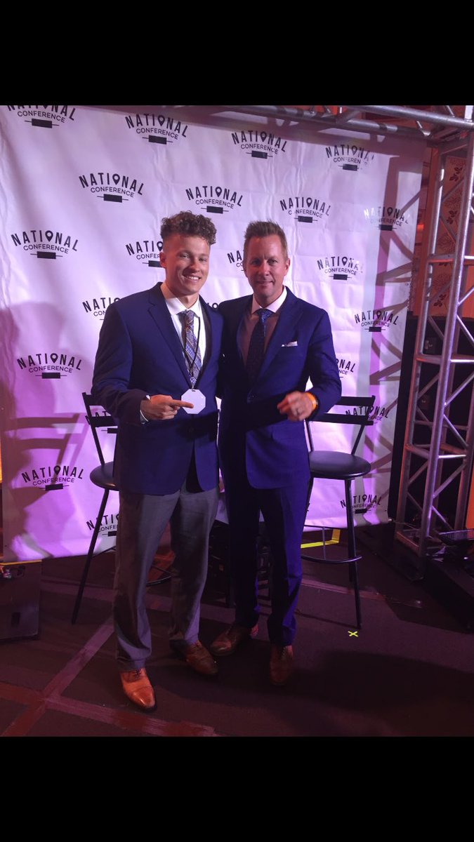 Lucas_Luedtke's tweet photo. Taking over with the help of this man. Million dollar mission. #GONE2NATCON https://t.co/pkKgPGXtgg